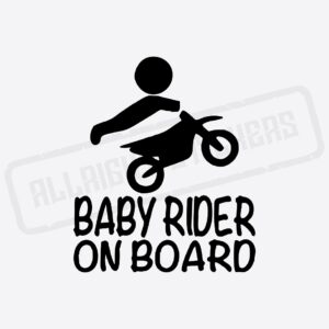 BABY RIDER ON BOARD