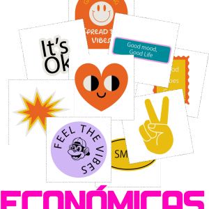 PEGATINAS SEMI-TROQUELADAS VINILO ECONOMICO