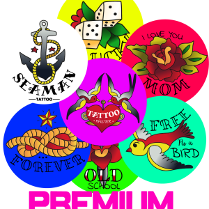 PEGATINAS CIRCULARES VINILO PREMIUM