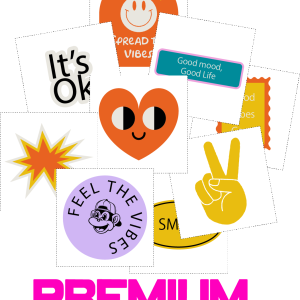 PEGATINAS SEMI-TROQUELADAS VINILO PREMIUM